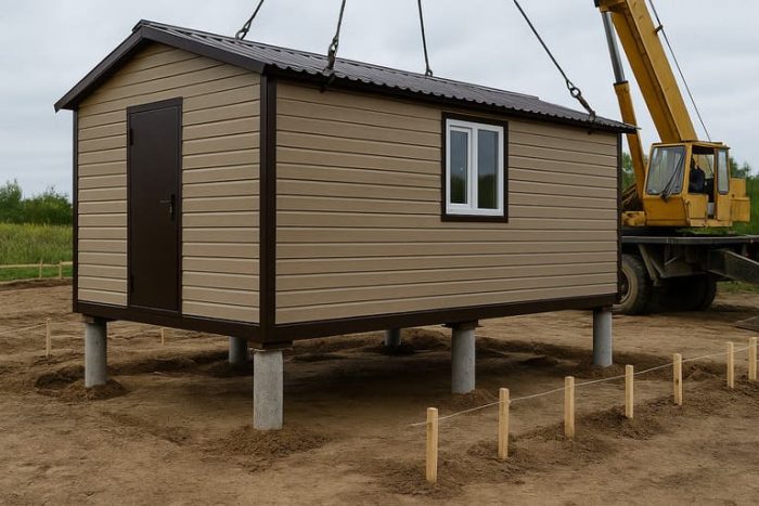 Столбчатый фундамент под бытовку — инструкция