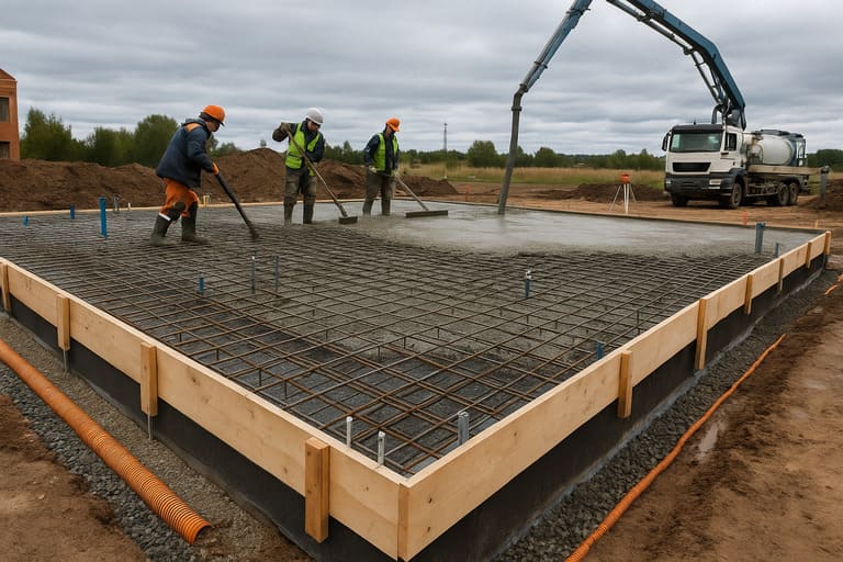 Технология устройства монолитного фундамента